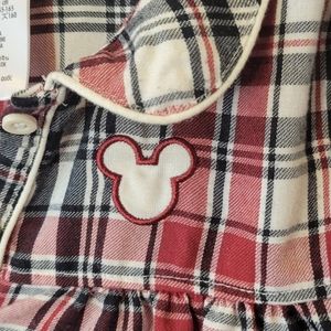 Disney Flannel Plaid Nightgown Girls size 13